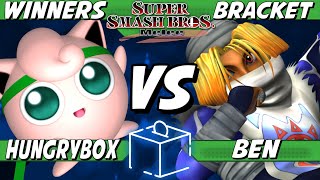 Coinbox 52 - Hungrybox (Jigglypuff) vs Ben (Sheik) Winners Bracket - Smash Melee