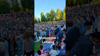 Midsommarfirande I Leksand 2024. #midsommar