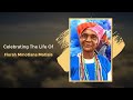 Funeral Service of The Late Florah Mmotlana Matlala