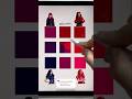 Mal + Red + Evie + Bridget color mix Descendants Rhe Rise of Red #descendants #disney #shorts