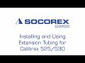 Install Extension Tube - Calibrex™ Bottle-Top Dispenser organo 525 et solutae 530