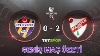 Eyüpspor - Boluspor (0-2) Geniş Maç Özeti - TFF. 1. Lig - 21.04.2022