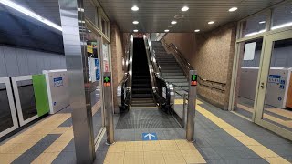 【FUJITEC製】仙台市地下鉄東西線 卸町駅 改札内エスカレーター