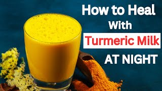 Health Benefits Of Drinking Turmeric Milk At Night #health #turmericmilk