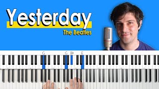 How To Play “Yesterday” by The Beatles [Piano Tutorial/Chords for Singing]