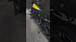 z900rs イエローボールエディションKaedear(カエディア) バイク メンテナンススタンド リア　グラつき、地震、台風、転倒防止に購入！！