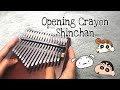 Opening Crayon Shinchan | Full Kalimba cover + Lyrics ♡