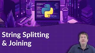 CS1026: Splitting and Joining Strings