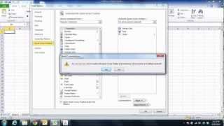 Excel 2010 Customize the Quick Access Toolbar