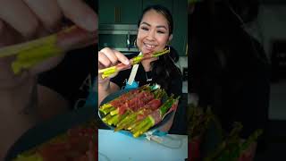 Prosciutto Wrapped Asparagus | Easy Airfryer Recipe | AngielaEats