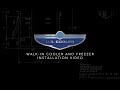 U. S. Cooler walk-in cooler and freezer installation video.