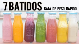 7 BATIDOS PARA BAJAR DE PESO l Kariniwiii