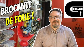 Geeklye une Brocante de Folie : jouets vintages, goodies, 45 tours, dvd, inspecteur gadget ;-)