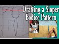 HOW TO DRAFT A BASIC BODICE PATTERN (an easy way) free pattern