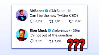 Sooo Will MrBeast Be The Twitter CEO?