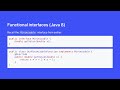 java interface explained incl java 8 functional interfaces