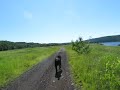 deogy and blogger enters kingsclear first nation on way to mactaquac dam