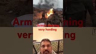 Army training very hard #army #military #fire #indianarmy #news #viralvideo #shortsvideo