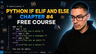 Python Chapter #4 if elif else assignment operators Explanation (Free Course ) PCEP