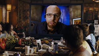 Les Grossman (Tom Cruise) scolds director for bad work in Tropic Thunder (2008)