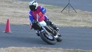 2024 12 8 JAGE Cup Rd 4 class A Ikeda H2 NSR250R motogymkhana