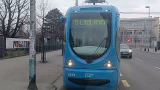 Trams Zagreb 1671 - In ZET KONČAR tram line br.12 Savska - Tratinska Zagreb.