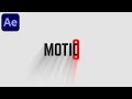Minimal Shape Text Animation in After Effects - After Effects Tutorial #2