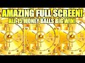 OMG!! IT HAPPENED! ALL 15 MONEY BALLS!! AMAZING FULL SCREEN BIG WIN! THE VAULT Slot Machine (Everi)