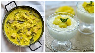 Maldives - Maldivian Cuisine - Dhon Riha (Tuna Curry) and Saagu Bondibai (Tapioca Pudding)