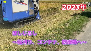 【2023年水稲稲刈り】～ほしじるし～