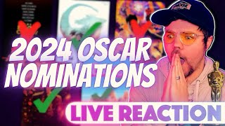 2024 Oscar Nominations Live REACTION