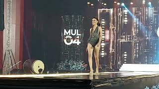 Swimsuit walk of Top10 Miss Universe Laos 2022