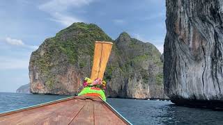 Long tail boat tour to Koh Phi Phi Ley (Maya Bay Island), Thailand (2022-01-01)