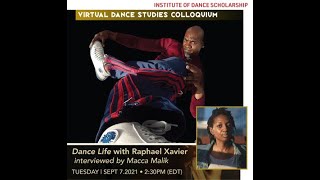 Dance Studies Colloquium with Raphael Xavier- Fall 2021