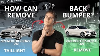 DIY# 2020 Mercedes Benz C-300 how to remove the back bumper and taillight