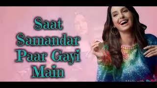 Naach Meri Rani Full Best Lyrical Karaoke|Female Version|Nora Fatehi|Nikita Gandhi|Guru Randhawa
