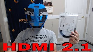 HUAHAM 3M FIBER OPTIC HDMI CABLE UNBOXING TIME TO UPGRADE TO HDMI 2.1??