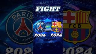 PSG 2024 vs FC Barcelone 2024 #PSGvsBarcelona #UCL #Comparatif ⚽🔥
