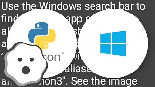 CMD opens Windows Store when I type 'python'
