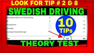 Driving Theory Test In Sweden For 2024:  Swedish driving test tips: 10 TIPs In english