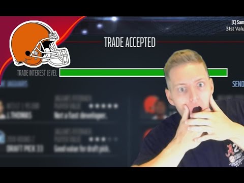 MEGA TRADE IS ACCEPTED! - Madden 17 Browns Connected Franchise #3 - YouTube