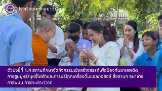 วิดีทัศน์รับการประเมินสถานศึกษาสีขาว ปลอดยาเสพติดและอบายมุข ระดับเพชร