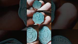 Aluminium 1 Paisa 2 Paise 3 Paise n 5 Paise Coins #paisa #coin #oldcoins