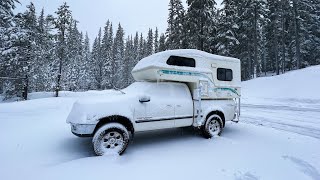 Buried in a Snowstorm | Staying Warm & Cozy in my Camper