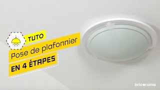 Comment poser un plafonnier ? Bricorama