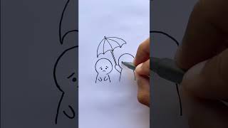 Desenhar ☂️ #desenhar #desenho #desenhosfofos #cute #drawing #desenhos #draw