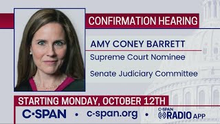 Confirmation hearing for Supreme Court nominee Judge Amy Coney Barrett (Day 1)