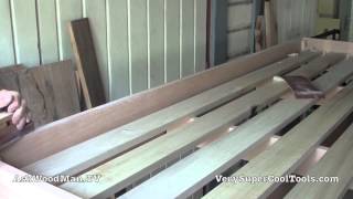 37 How To Build A Bed • Trimming Ends Flush, Rounding Over Slats