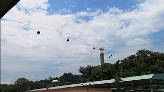 การขึ้นกระเช้าลอยฟ้าไปเกาะเซ็นโตซ่าสิงคโปร์ Cabel car Habour Front to Sentosa Singapore EP1