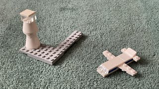 I Designed My Own LEGO Set… (Airplane With Control Tower) 👍